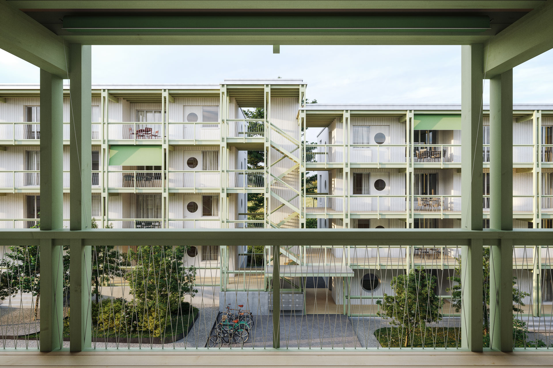 buan architekten – offener Projektwettbwerb Am Rain Luzern – Visualisierung