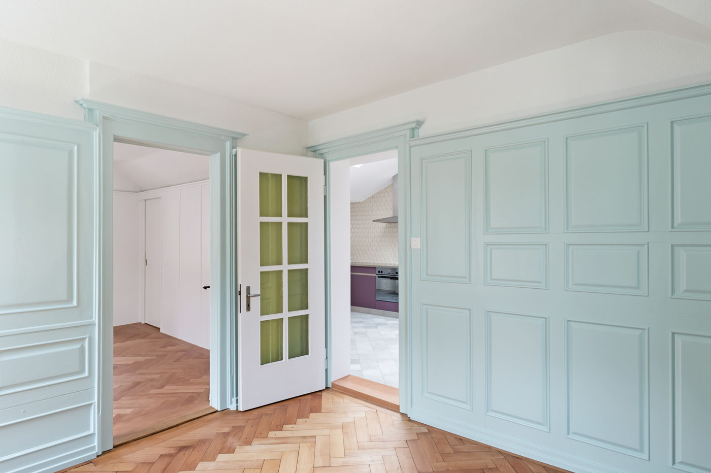 buan architekten – Umbau Bernstrasse Luzern – Innenansicht Wohnen