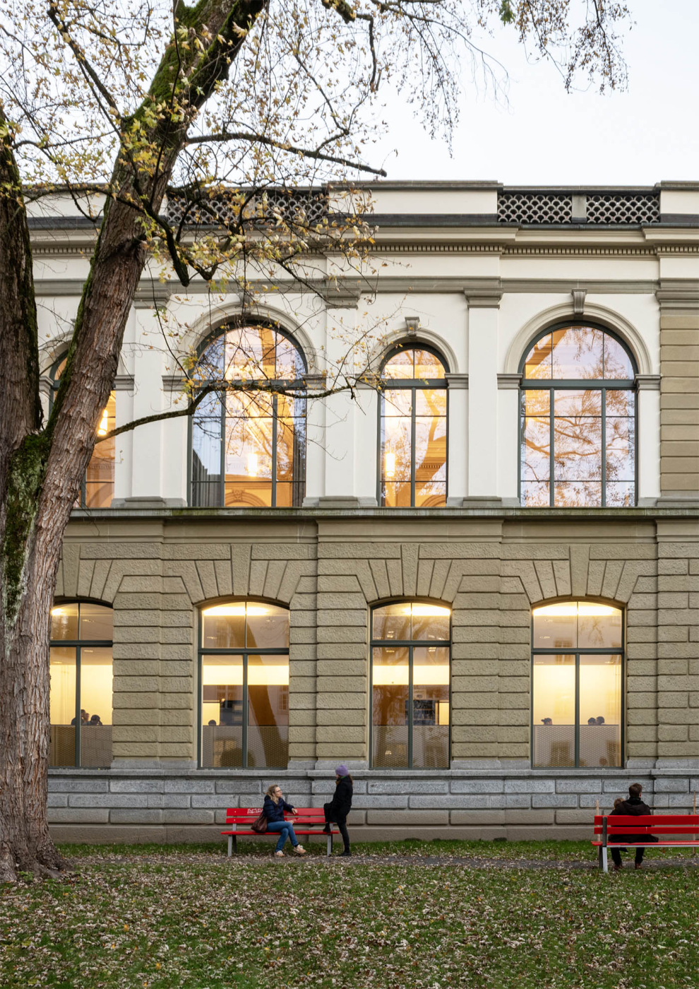 buan architekten - Fenstersanierung denkmalgeschuetzter Hirschengraben Luzern - Nordfassade