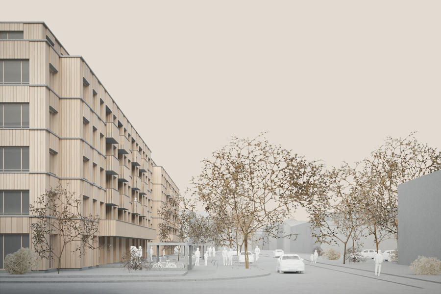 buan architekten – Studienauftrag Meierhoefli Metti – Visualisierung