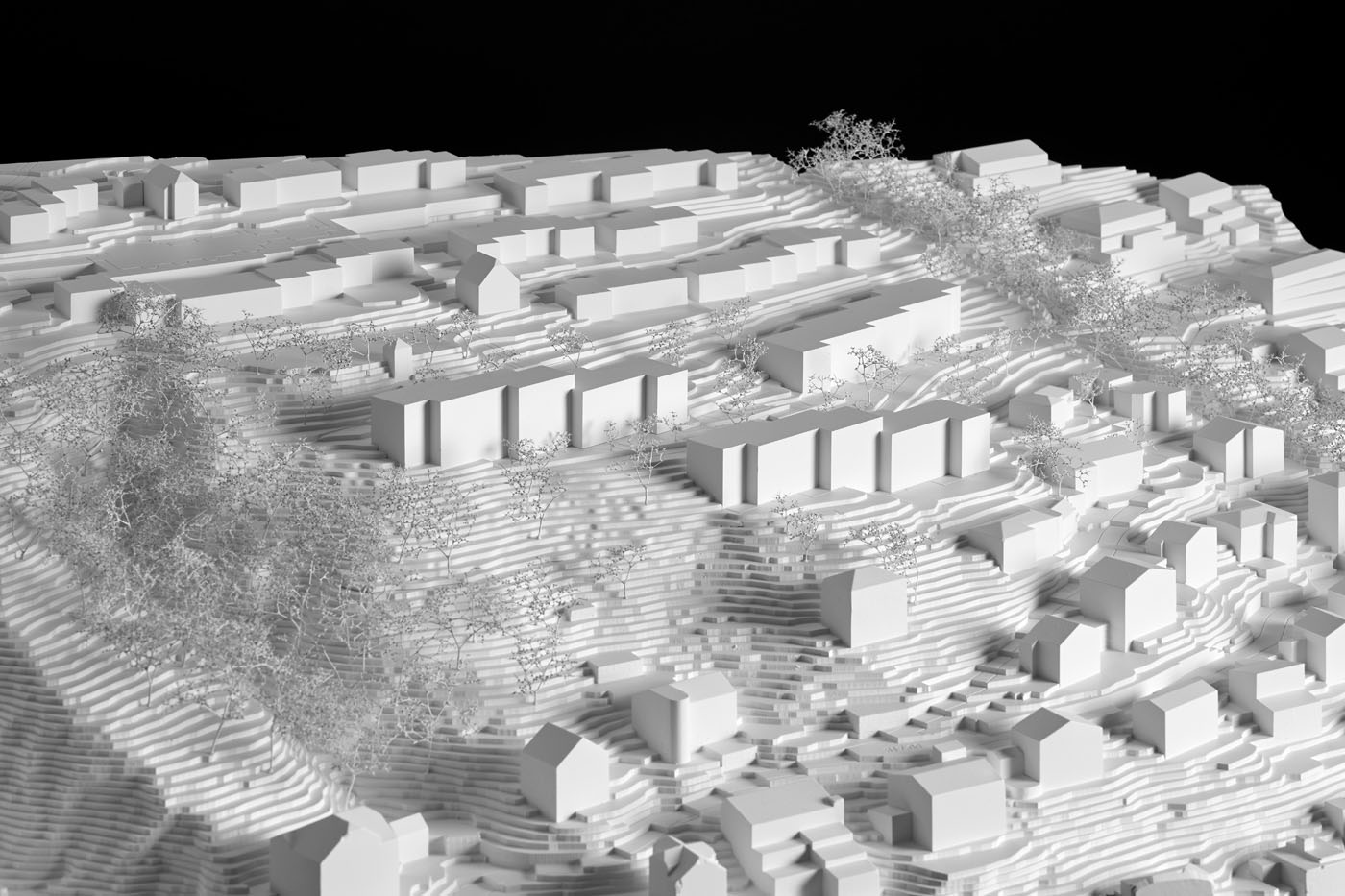 buan architekten – Projektwettbewerb Weinhalde Kriens – Modell