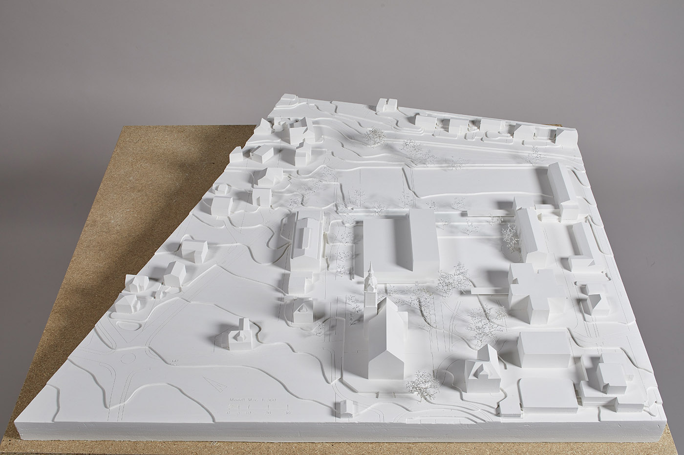 buan architekten – Wettbewerb Schulanlage Chilefeld Dagmersellen – Modell