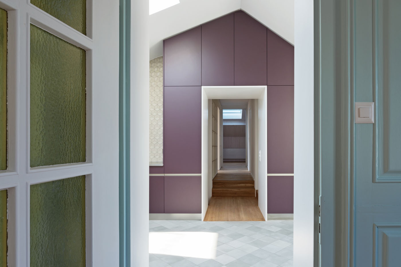 buan architekten – Umbau Bernstrasse Luzern – Innenansicht Raumschichten