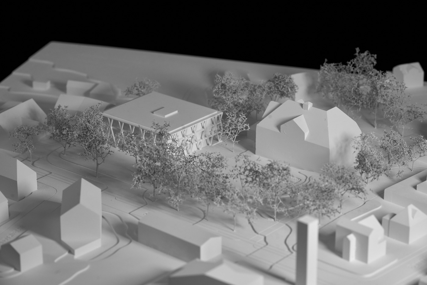 buan architekten - Ersatzneubau Schulhaus Zentrum Diessenhofen - Modell-1