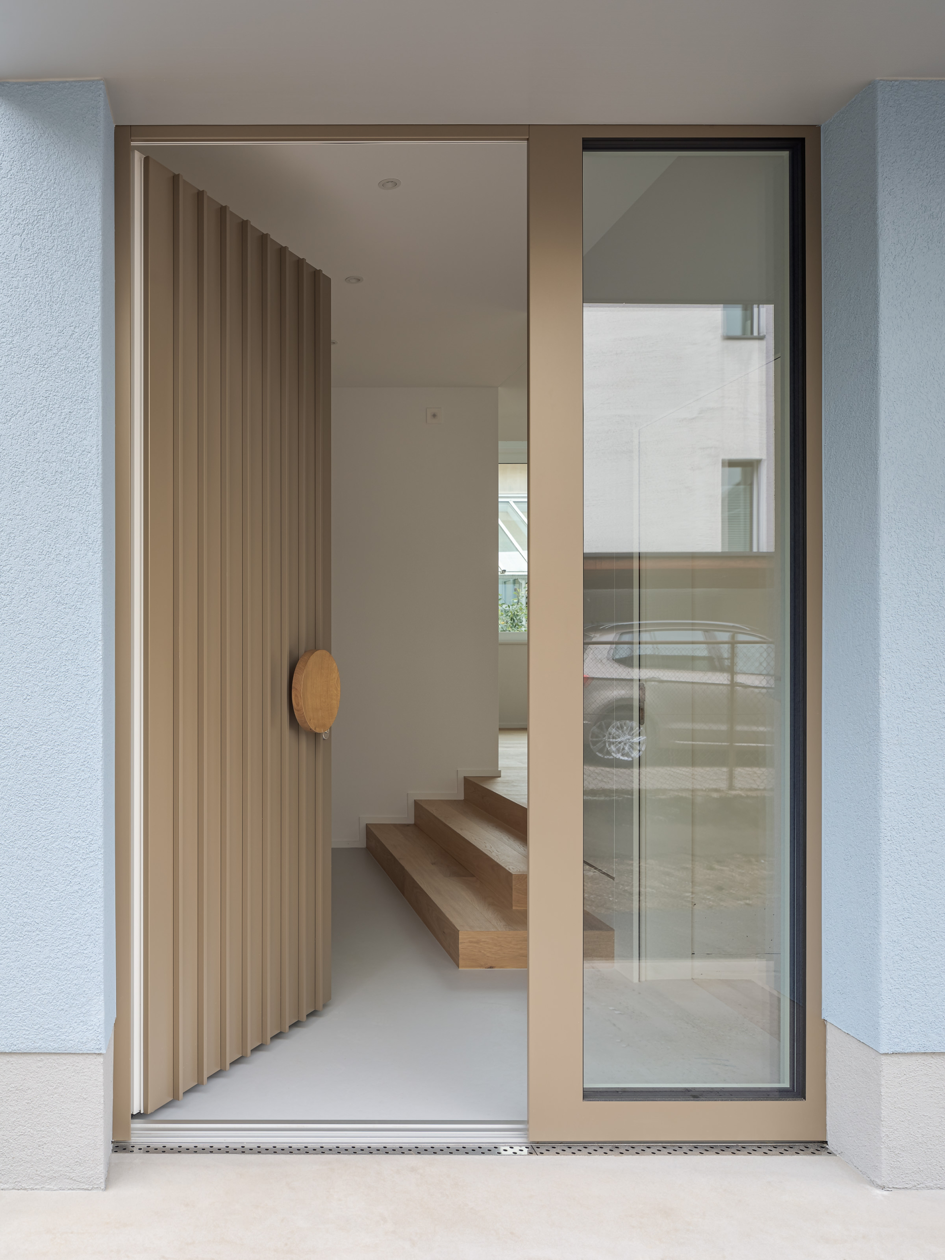 buan architekten – Ersatzneubau Einfamilienhaus Kriens – Hauseingang