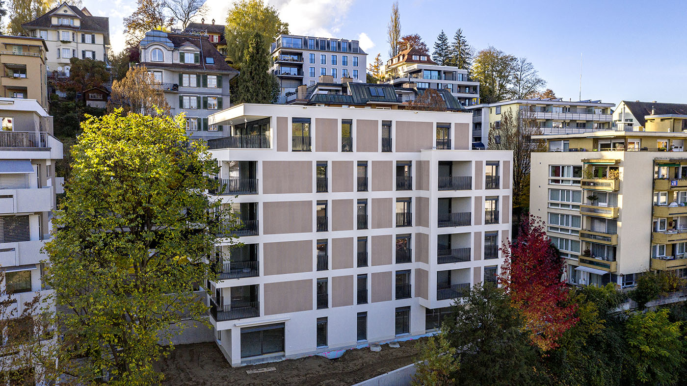 buan architekten – Neubau Wohnhaus Fluhmattstrasse Luzern – Foto realisiert