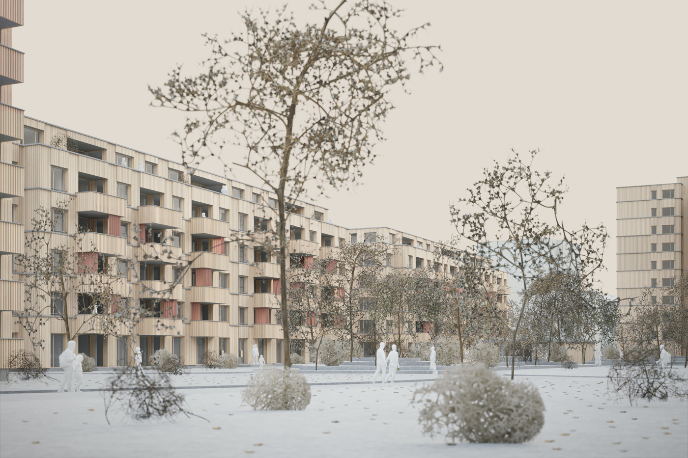 buan architekten – Studienauftrag Meierhoefli Metti – Visualisierung