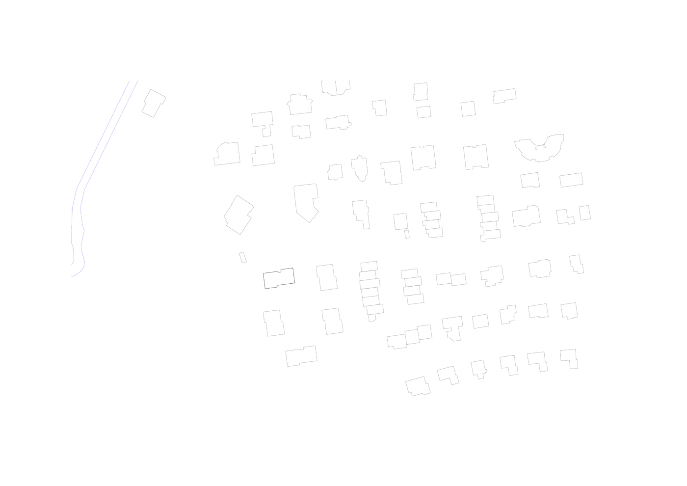 buan architekten – Umbau Attikawohnung Willisau – Schwarzplan